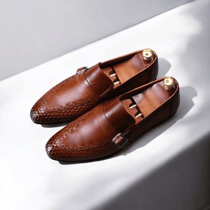 AS -mfv is the perfect combination of craftsmanship and quality. Designed with a leather upper, inside lining, and sole, these monk shoes are handmade with the best materials for superior comfort and durability. Trust Adler Shoes, a renowned Pakistani brand, for the best handmade premium leather shoes.