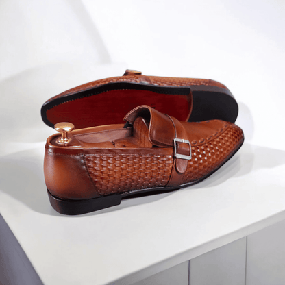 AS -mfv is the perfect combination of craftsmanship and quality. Designed with a leather upper, inside lining, and sole, these monk shoes are handmade with the best materials for superior comfort and durability. Trust Adler Shoes, a renowned Pakistani brand, for the best handmade premium leather shoes.