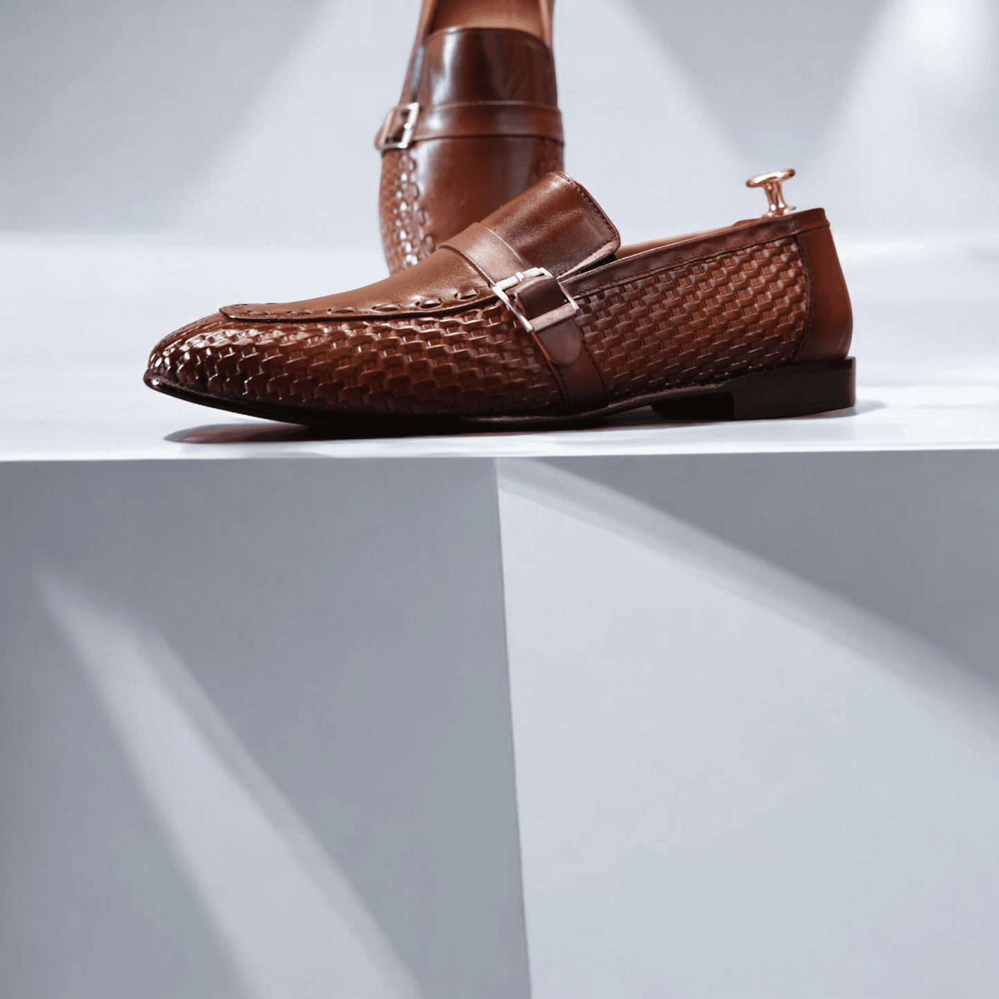 AS -mfv is the perfect combination of craftsmanship and quality. Designed with a leather upper, inside lining, and sole, these monk shoes are handmade with the best materials for superior comfort and durability. Trust Adler Shoes, a renowned Pakistani brand, for the best handmade premium leather shoes.