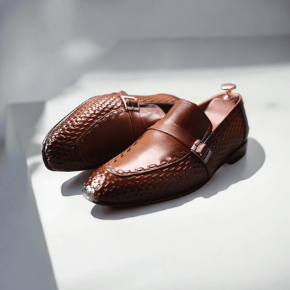 AS -mfv is the perfect combination of craftsmanship and quality. Designed with a leather upper, inside lining, and sole, these monk shoes are handmade with the best materials for superior comfort and durability. Trust Adler Shoes, a renowned Pakistani brand, for the best handmade premium leather shoes.