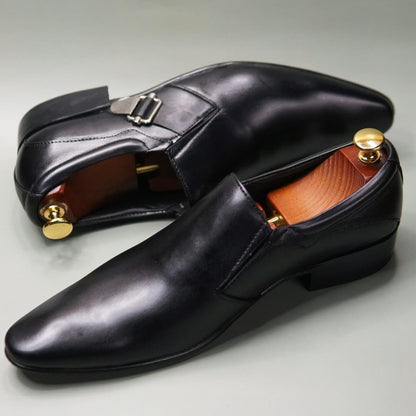 Our handmade leather shoes provide a timeless look and unparalleled comfort. Crafted from premium quality leather, our shoes are durable and reliable, ensuring you'll look smart and stylish no matter the occasion. Hand stitched for a flawless finish, these shoes are designed to last for years to come. With their classic design and soft, flexible sole, our handmade leather shoes are perfect for formal events or everyday wear. An investment in quality, these shoes make for the perfect way to accessorize any o