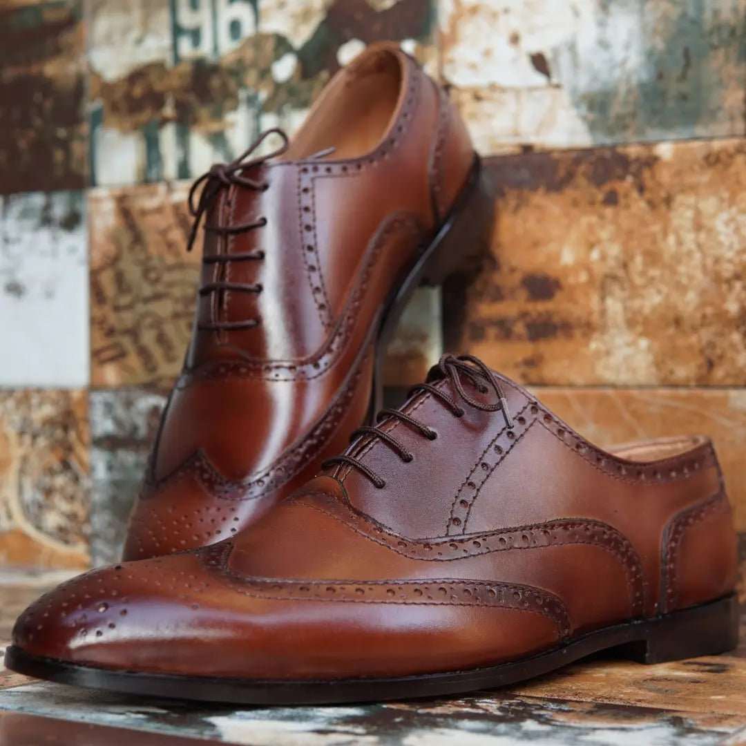 AS-2548 -FB -Adler Shoes Makes Pakistan Best Handmade Leather Shoes.● Upper: 100% Original Aniline Leather ● Sole: 100% Original Cow Leather Sole ● Lining: Anti-bacterial lining with added comfort ● Warranty: 3-Month Repair Warranty