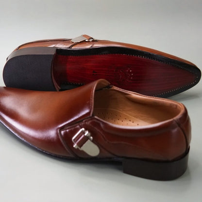 Our handmade leather shoes provide a timeless look and unparalleled comfort. Crafted from premium quality leather, our shoes are durable and reliable, ensuring you'll look smart and stylish no matter the occasion. Hand stitched for a flawless finish, these shoes are designed to last for years to come. With their classic design and soft, flexible sole, our handmade leather shoes are perfect for formal events or everyday wear. An investment in quality, these shoes make for the perfect way to accessorize any o